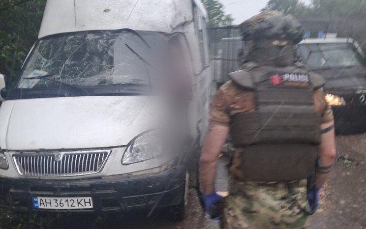 Російський дрон атакував маршрутку у Костянтинівці