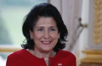 Президентка Грузії запропонувала відкласти дату набрання чинності закону про "іноагентів"