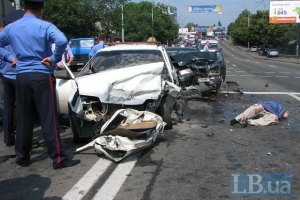 В Киеве в аварии при участии "Беркута" погибли двое мужчин