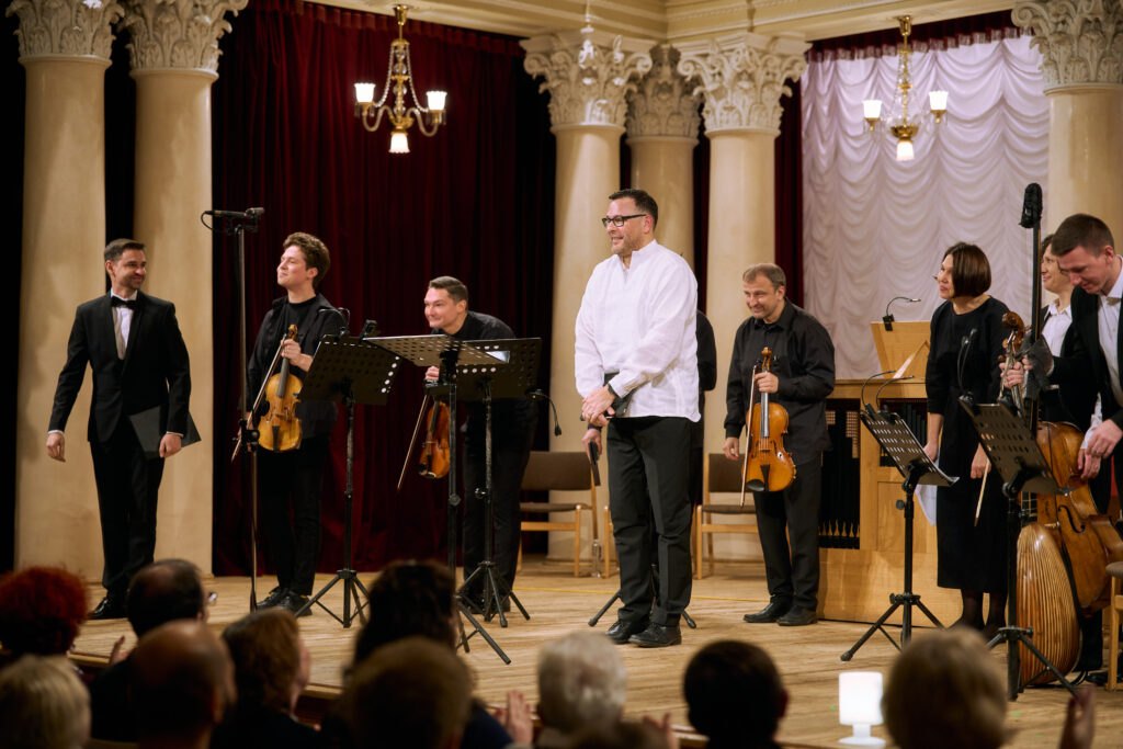 Андреас Шолль під час концерту Music for a while за участі одного з найвідоміших контратенорів світу Андреаса Шолля (Німеччина)
та Liatoshynskyi Capella: Early Music Ensemble Національного будинку музики. 