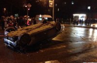 В Харькове из-за столкновения патрульного авто и Mersedes'а пострадали 7 человек 