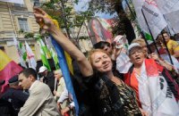 У суда собралась группа поддержки Тимошенко