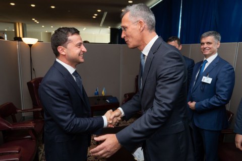 Зеленский на встрече со Столтенбергом выразил надежду на активизацию сотрудничества с НАТО