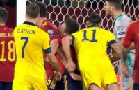 Ібрагімович пропустить матч плей-оф ЧС-2022 через хамську поведінку в поєдинку з Іспанією