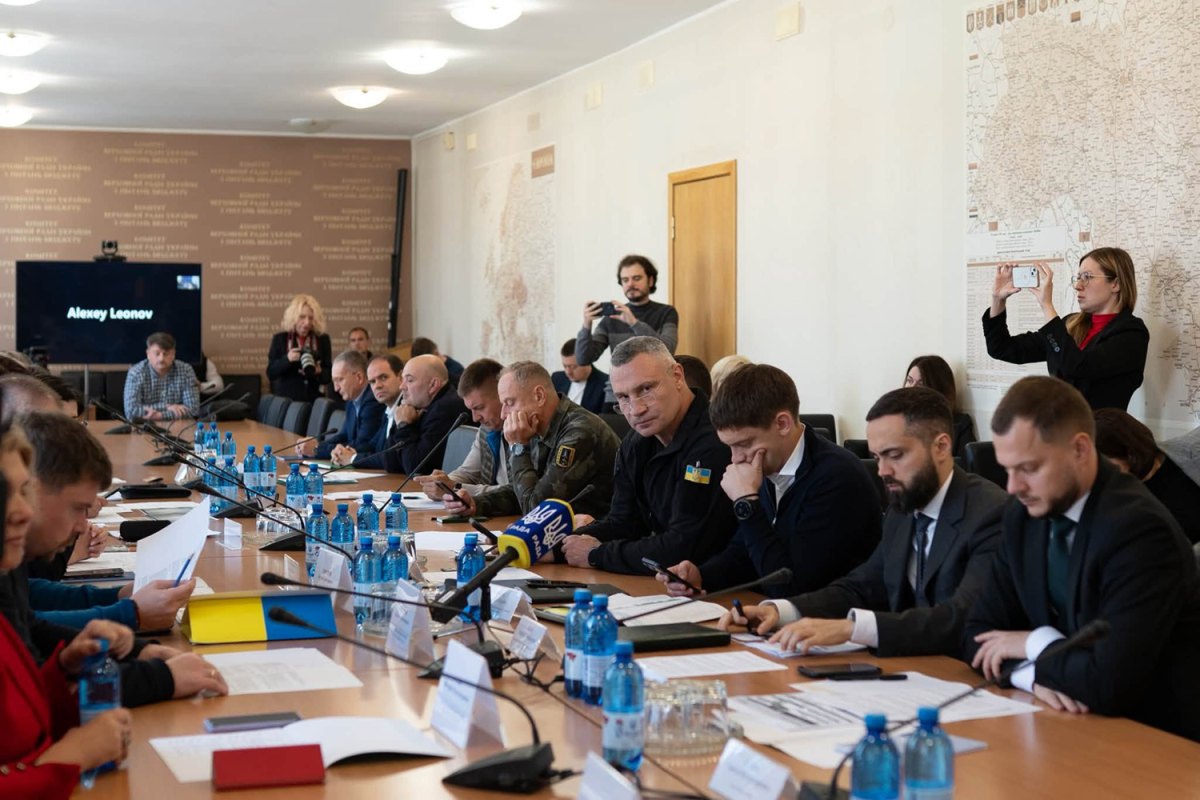 Віталій Кличко на засіданні ТСК щодо плану стійкості Києва