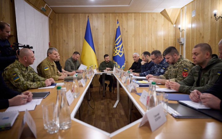 Зеленський відвідав Одещину і провів нараду з військовим керівництвом