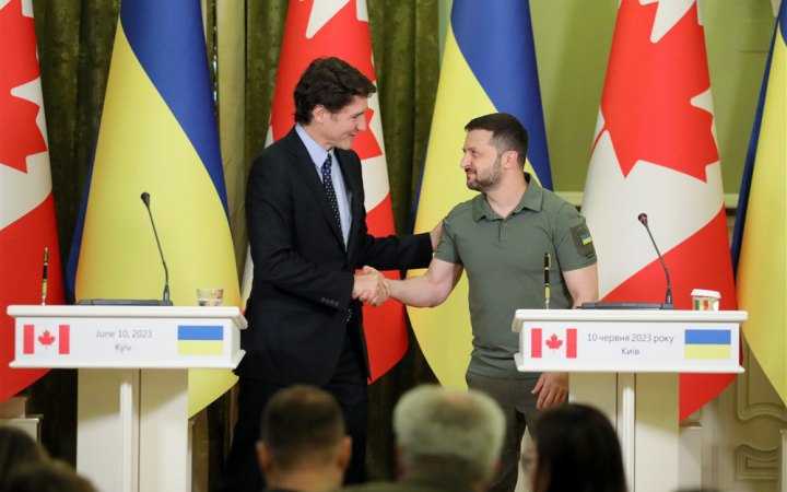 Зеленський скоординував позиції з прем'єром Канади перед Самітом миру у Швейцарії