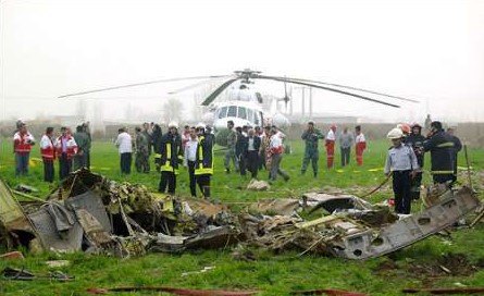 В Иране разбился медицинский вертолет, есть погибшие