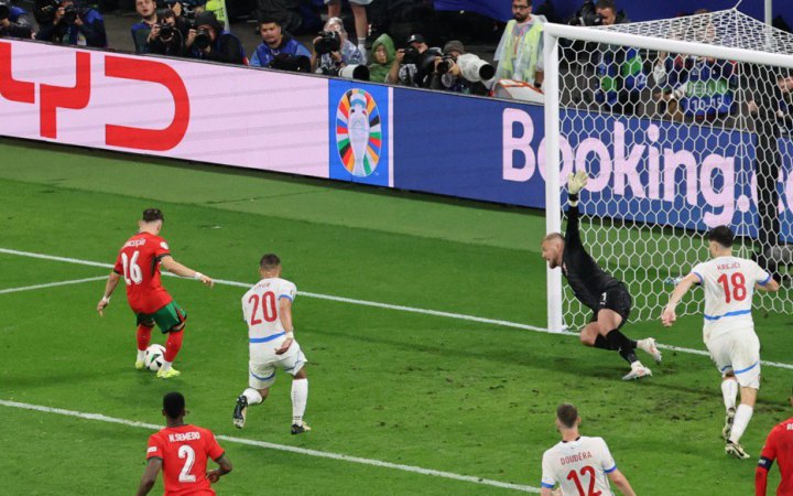 Євро-2024: Португалія на останніх хвилинах вирвала перемогу у Чехії