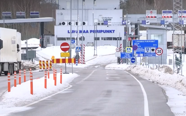 Естонія з 24 лютого на три місяці закриє нічний рух на двох прикордонних пунктах з РФ