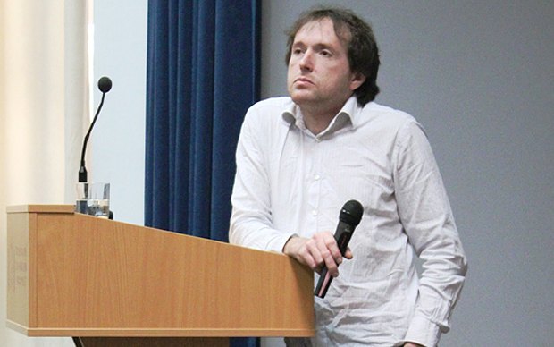 Лейбин читал лекцию студентам Школы журналистики Украинского католического университета