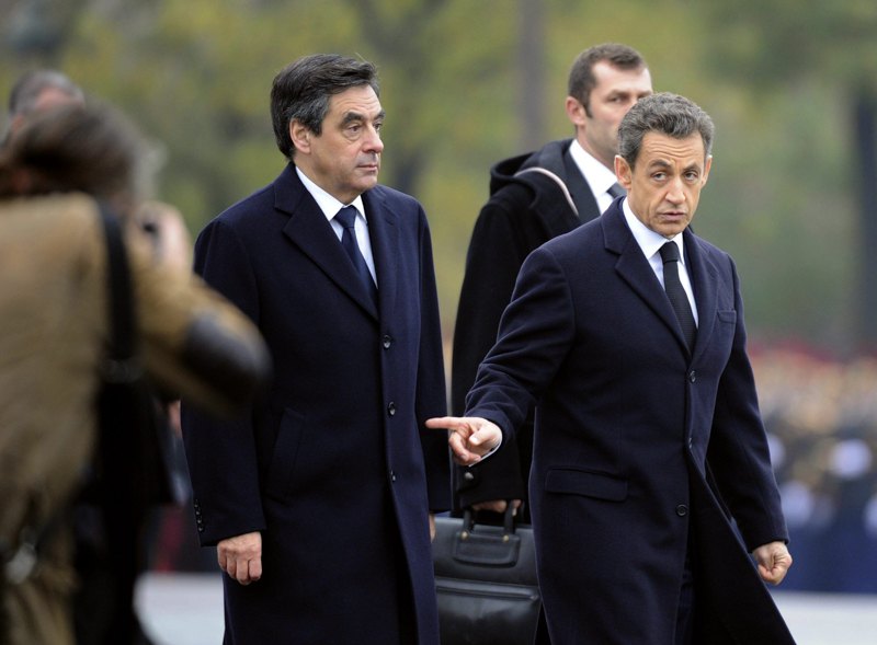 Ніколя Саркозі і Франсуа Фійон