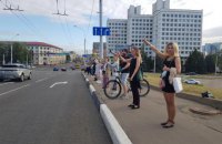 В Минске и других городах Беларуси протестующие снова выходят на улицы