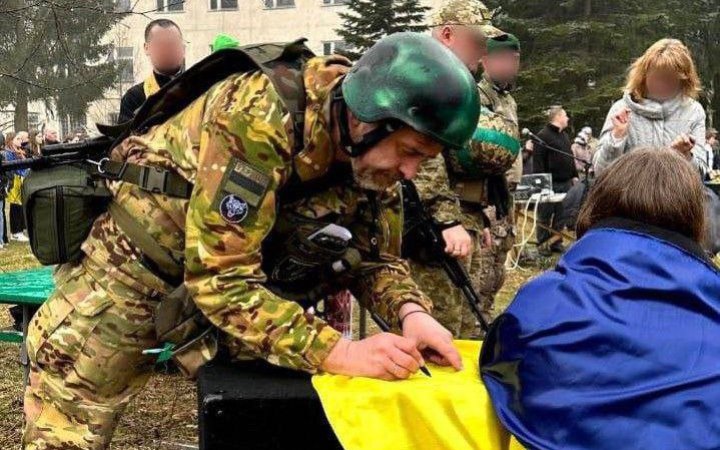 До Офісу президента долучився військовослужбовець Юрій Гангалюк