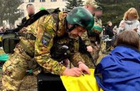 До Офісу президента долучився військовослужбовець Юрій Гангалюк