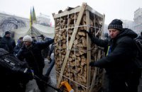 ГАИ отлавливает в центре Киева поставщиков дров для Майдана