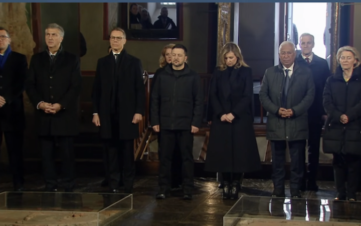 У Києві за участі лідерів Європи почалися приурочені до роковин повномасштабної війни заходи