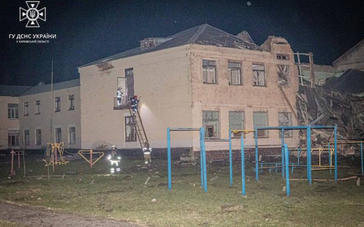 Уночі Харків зазнав чергової ворожої атаки. Пошкоджено навчальний заклад 