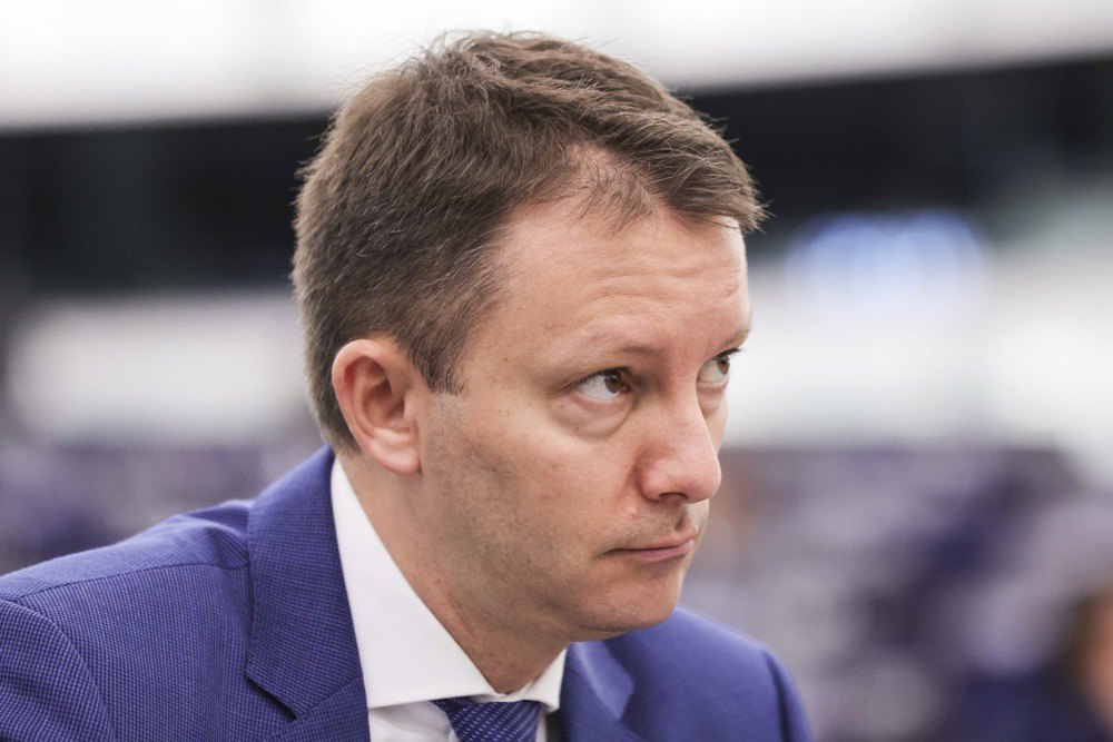 Зігфрід Мурешан під час пленарного засідання Європейського парламенту в Страсбурзі