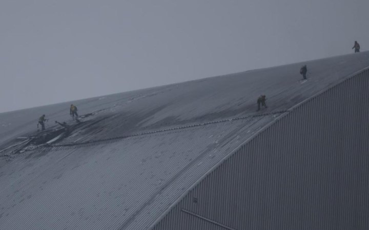 Загоряння заповнювача зовнішньої обшивки укриття ЧАЕС вдалось локалізувати