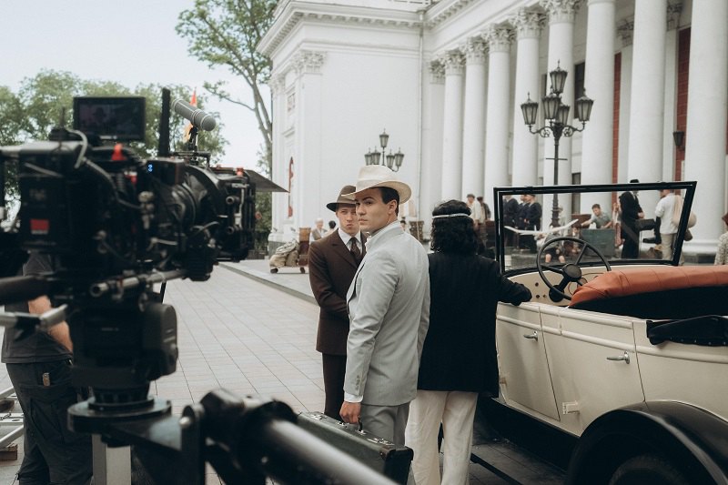 Зйомки фільму «Довженко» 