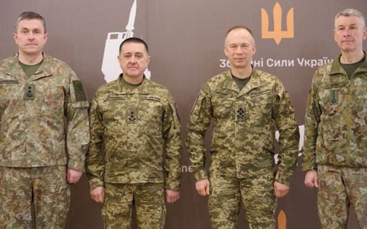 Сирський зустрівся у Києві із литовським військовим керівництвом 