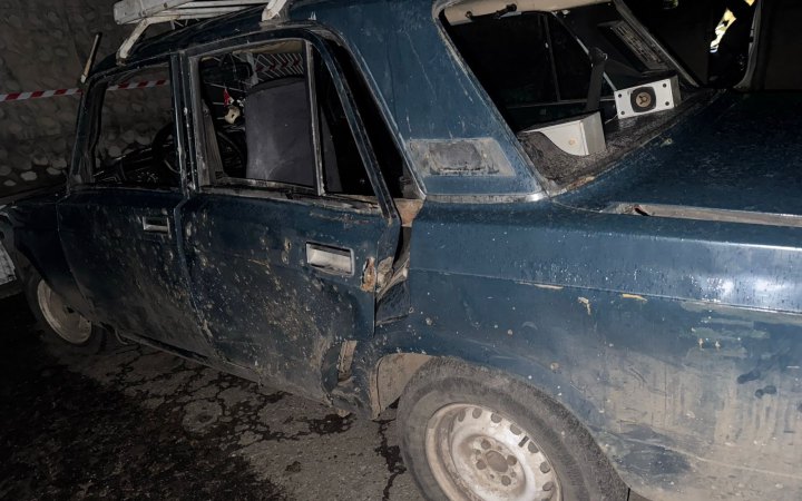 Російський дрон атакував цивільне авто у Костянтинівці