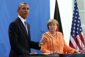 Обама и Меркель договорились о согласованных действиях по Украине