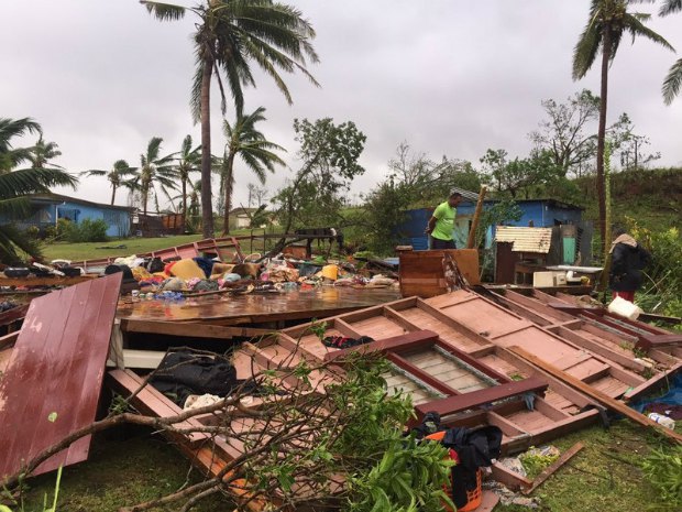 Последствия циклона на Фиджи