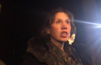 Учасники блокади на Донбасі закидали нардепа Чорновол яйцями