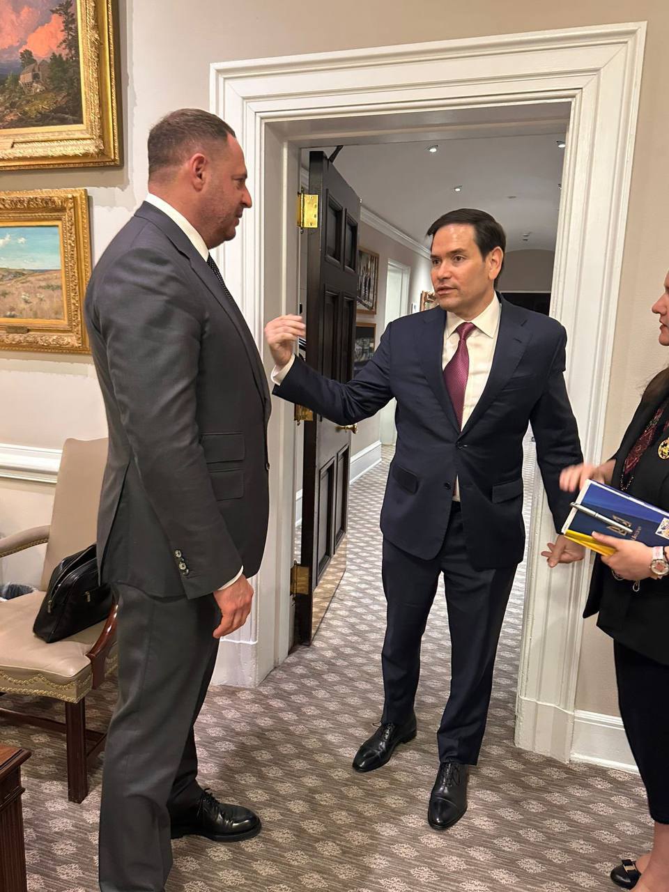 зустріч Андрія Єрмака і Марко Рубіо у Вашингтоні