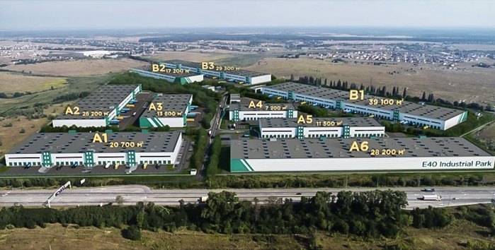 Проєкт індустріального парку E40 Industrial Park Dragon Capital у Київській області 