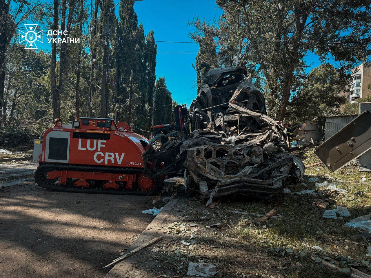 Наслідки обстрілу Києва. 4 липня 2025