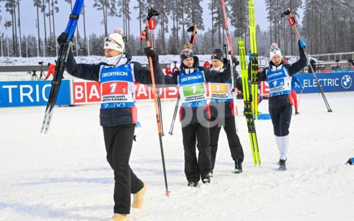 Україна увійшла до топ-10 біатлонної чоловічої естафети на етапі Кубка світу в Контіолахті