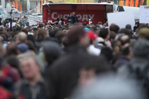  На Болотній площі в Москві поліція затримала понад 30 мітингувальників