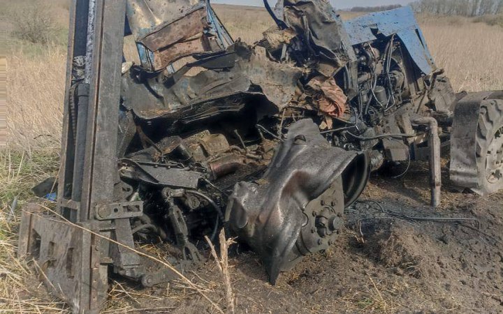 У Київській області трактор підірвався на ворожій міні
