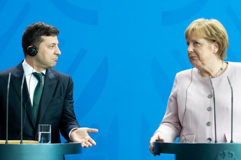Зеленский обсудит с Меркель "Норманди", Nord Stream 2 и деоккупацию Крыма 