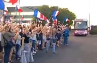 Как Донецк встречал сборную Франции
