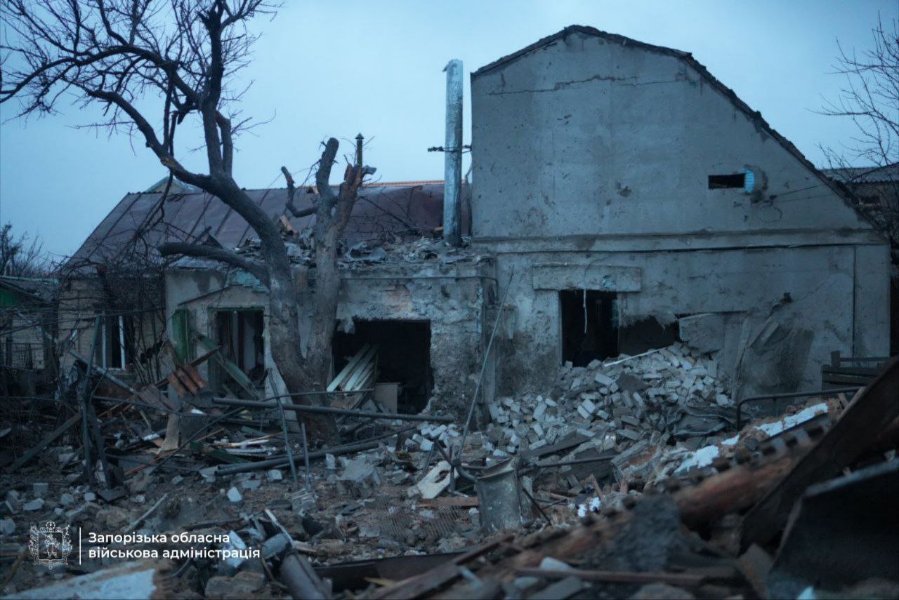 Наслідки російського обстрілу у Запоріжжі 26 лютого