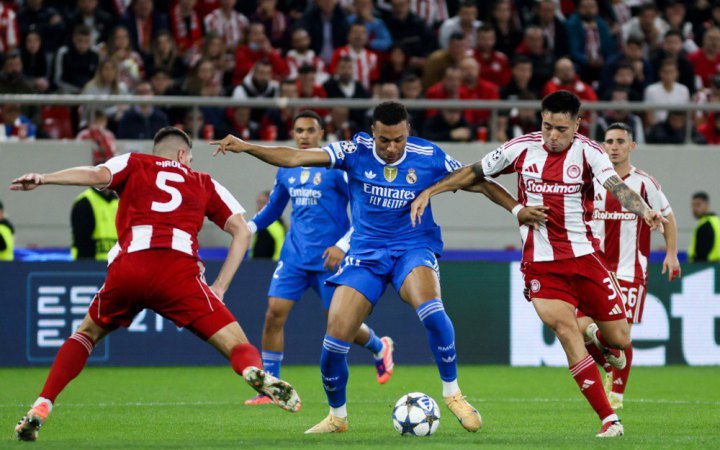 Ліга чемпіонів: Лунін пропустив тричі від греків, "Баварія" програла вперше в сезоні