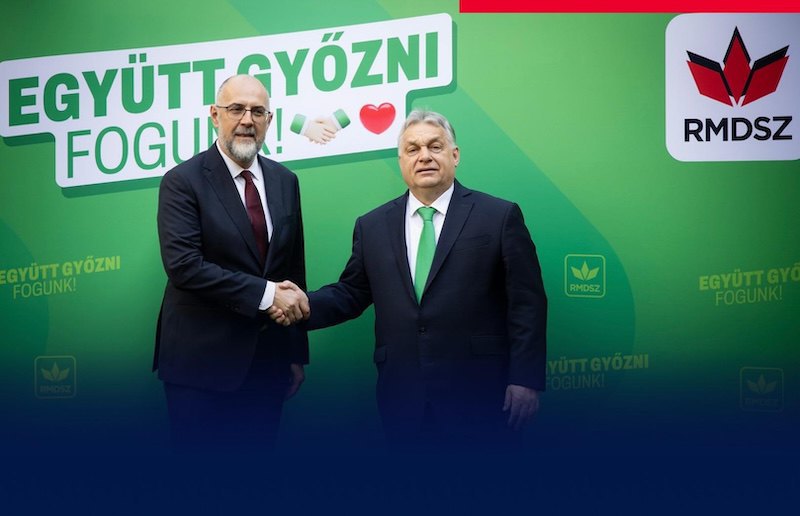 Віктор орган та Келемен Хунор, лідер UDMR