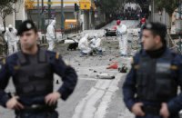 У здания Нацбанка Греции в Афинах произошел взрыв