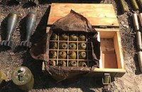 В лесополосе на окраине Днепра нашли 30 мин и 280 гранат