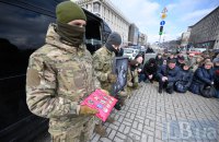 ​У Києві попрощалися з бійцями диверсійної групи "Братства", які загинули у Брянській області РФ