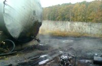 У Полтавській області горіла нафтобаза