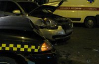 ДТП в Киеве: травму получил пассажир такси