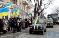 Колона російської техніки зайшла в Україну через Новоазовськ, - "Азов"