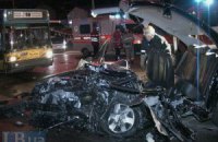 ДТП в Киеве: в жутком лобовом столкновении Hyundai и Subaru погибли оба водителя
