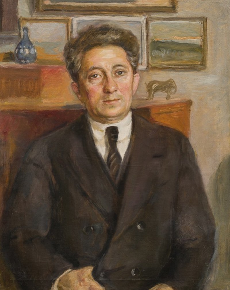 Портрет директора Одеського художнього музею у 1924–1937 роках Цві Емського-Могилевського, художник Євген Буковецький