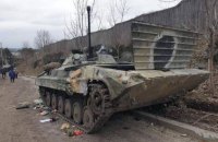 Російський солдат переїхав танком свого командира